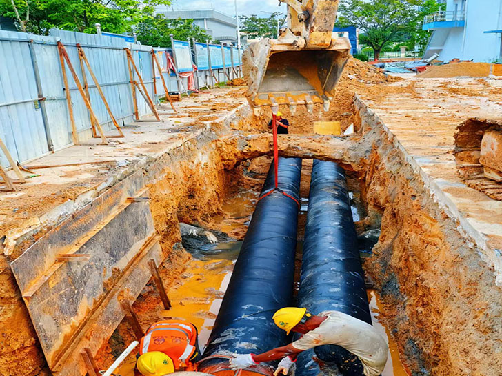 污水處理廠設(shè)備管道安裝